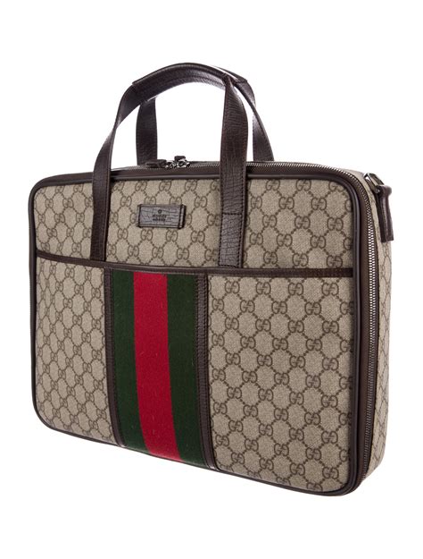 gucci briefcases for men|gucci laptop bag men's.